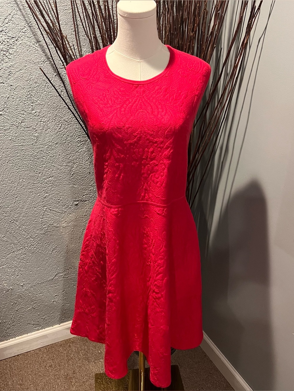 🌺NWT ELIZA J. PINK FIT AND FLARE DRESS SIZE XL🌺